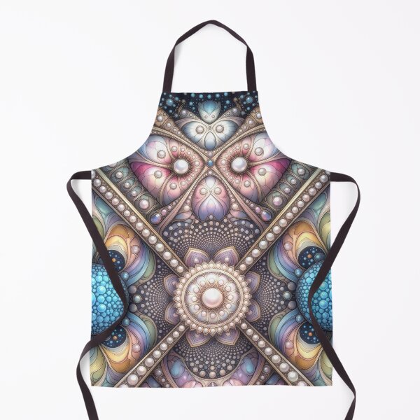 Item preview, Symmetric Jeweled Fractal Kaleidoscope Mandala designed and sold by Frackxion.