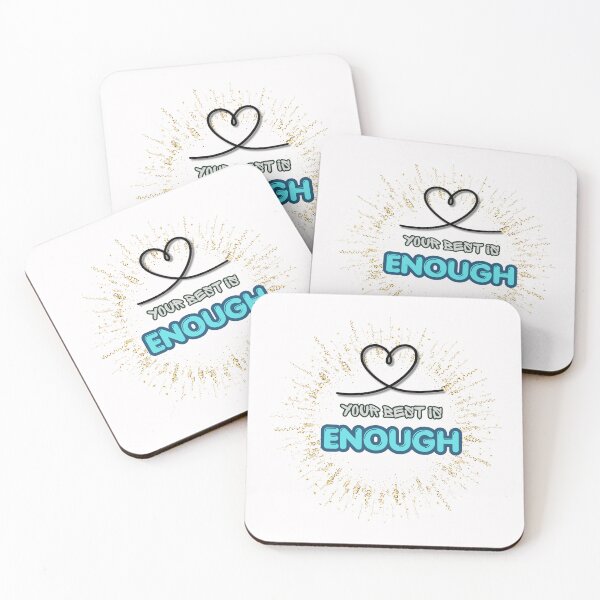 Item preview, Your Best Is Enough – Self Love & Self Compassion Quote for Women designed and sold by Soft Strength Studio.