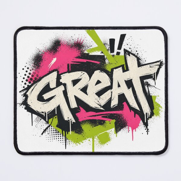 Item preview, Great Graffiti Street Art Vibrant Neon Urban Typography designed and sold by RAJASWARSTORE.