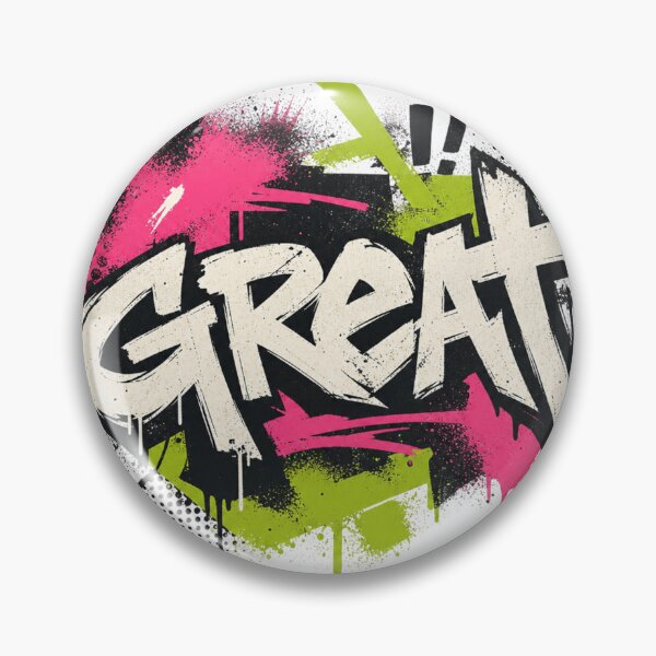 Item preview, Great Graffiti Street Art Vibrant Neon Urban Typography designed and sold by RAJASWARSTORE.