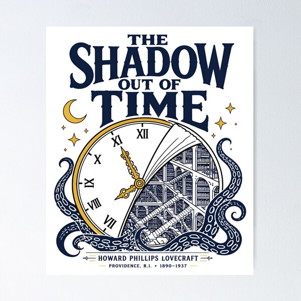 Item preview, H.P. Lovecraft Shadow Out of Time Clock Portal designed and sold by Fenay Designs.