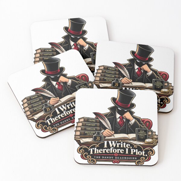 Item preview, Writer Gift Humor | I Write, Therefore I Plot | The Dandy Beaurozier designed and sold by Beaurozier.