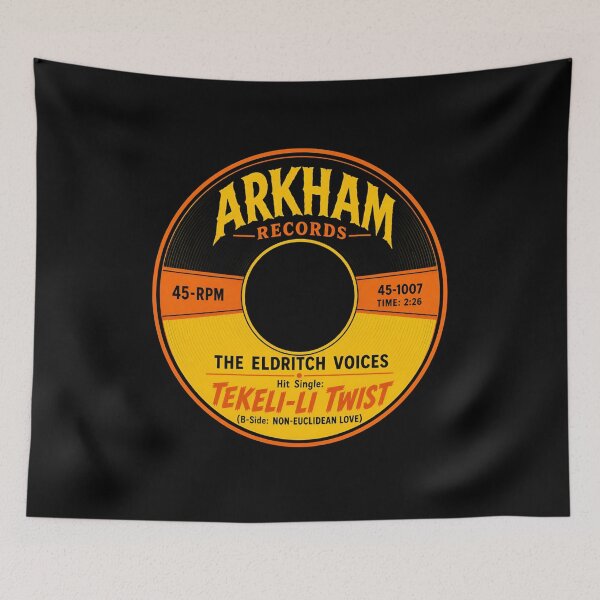 Item preview, H.P. Lovecraft Arkham Records Tekeli-li Twist designed and sold by Fenay Designs.