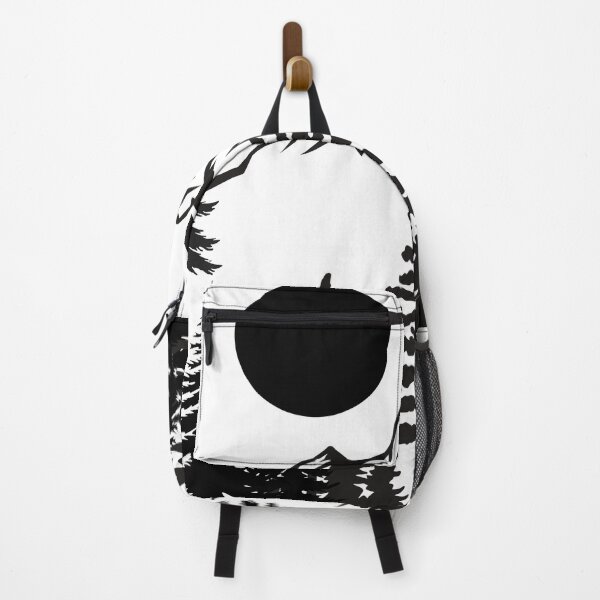 Item preview, Minimalist Mountain Landscape Black and White Pine Forest Design designed and sold by RAJASWARSTORE.