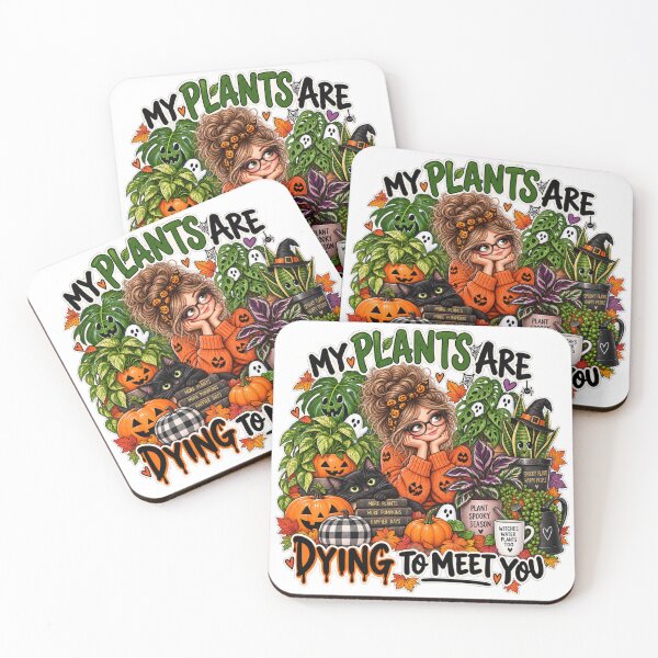 Item preview, My Plants Are Dying to Meet You – Funny Halloween Plant Mom designed and sold by CottageGardenCo.