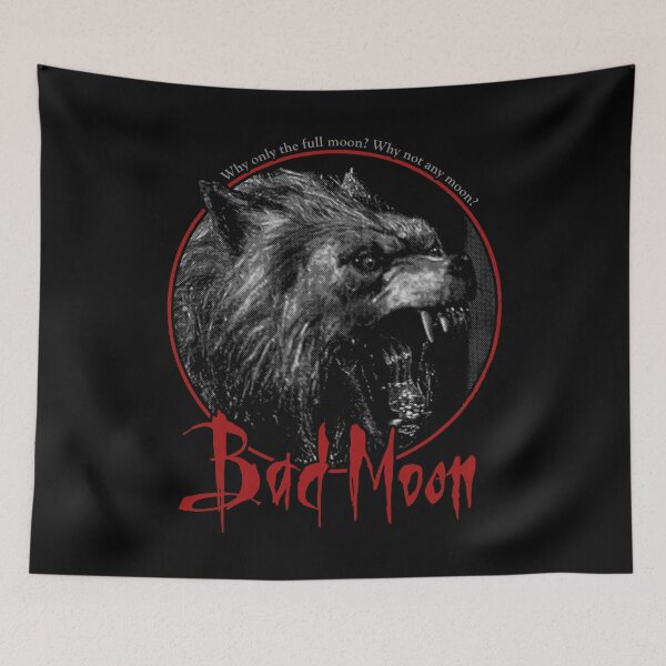 Item preview, Werewolf Bad Moon designed and sold by Power Up Prints.