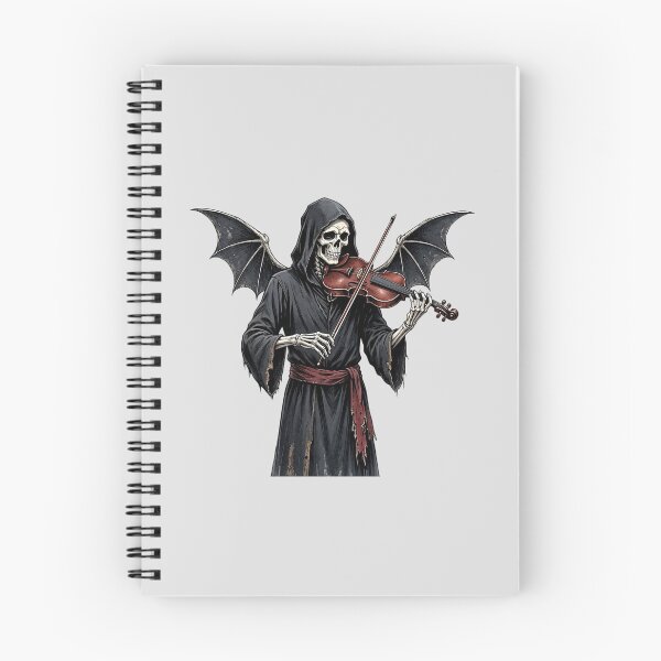 Item preview, Dark Gothic Skeleton Angel Playing Violin  designed and sold by SweetLilith.