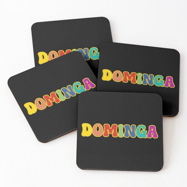 Item preview, ❤️ Dominga Personalized Name Wavy Retro Shirt, Coffee Mug, Sticker Gift designed and sold by HelixPedia.