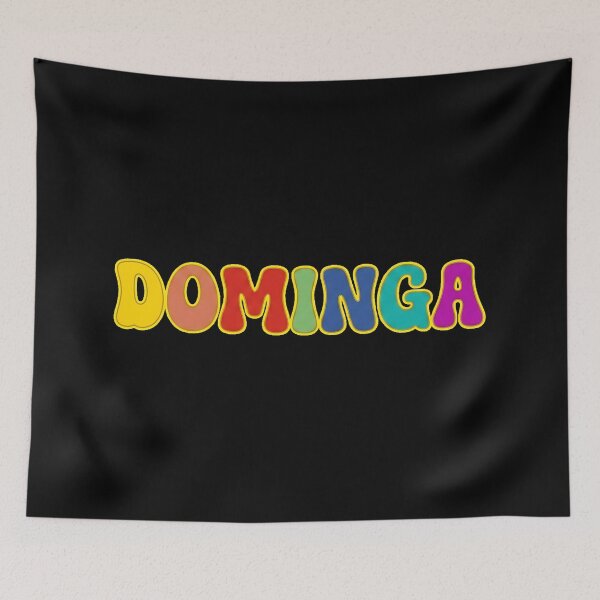 Item preview, ❤️ Dominga Personalized Name Wavy Retro Shirt, Coffee Mug, Sticker Gift designed and sold by HelixPedia.