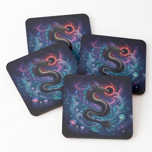 Item preview, Abyssal Sky Serpent Beneath the Eclipse designed and sold by AcruxUltra.