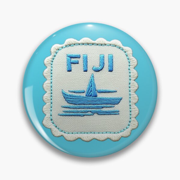 Item preview, Fiji Travel Patch Outrigger Canoe Embroidered designed and sold by tiigerdad.
