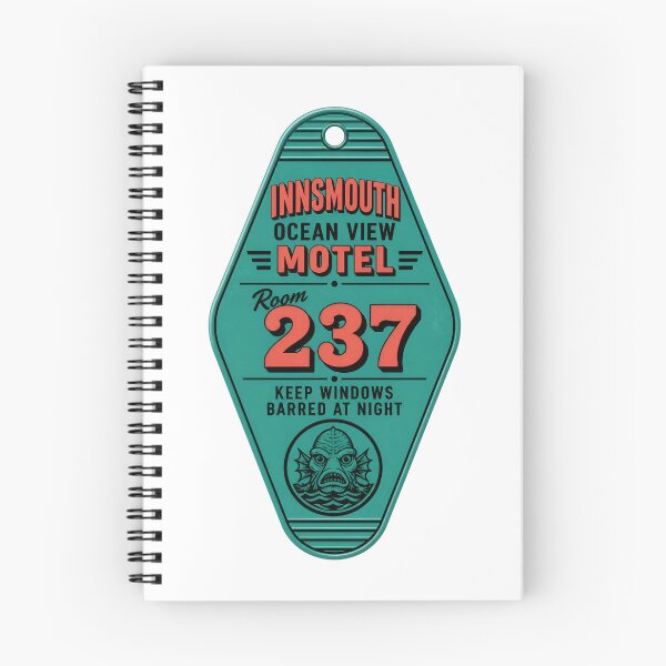 Item preview, H.P. Lovecraft Innsmouth Motel Room 237 Key designed and sold by Fenay Designs.