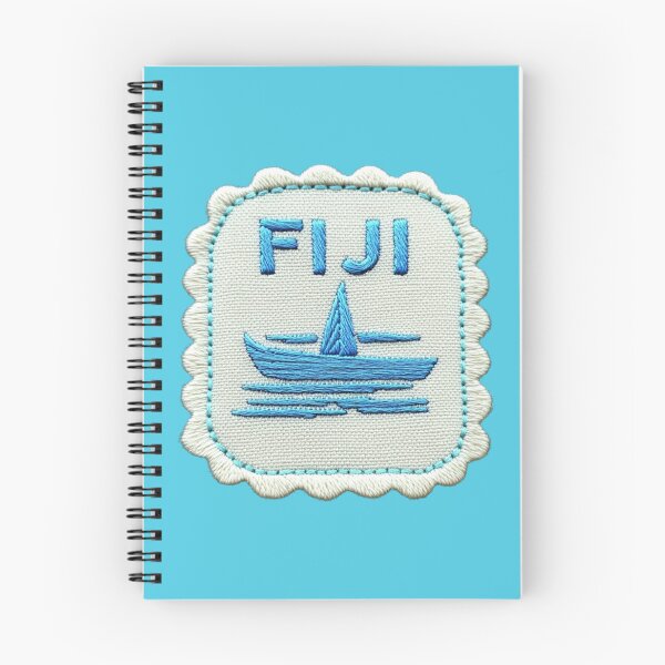 Item preview, Fiji Travel Patch Outrigger Canoe Embroidered designed and sold by tiigerdad.