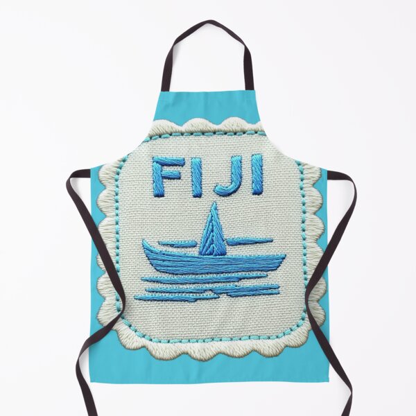 Item preview, Fiji Travel Patch Outrigger Canoe Embroidered designed and sold by tiigerdad.