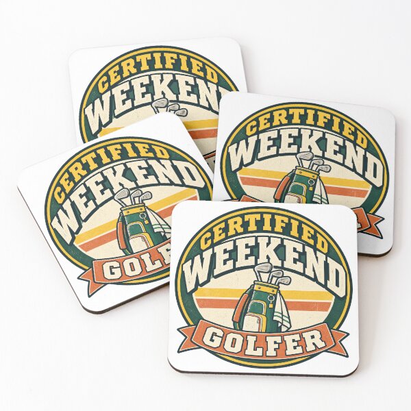 Item preview, Certified Weekend Golfer – Vintage Retro Golf Badge designed and sold by EastEndTownie.