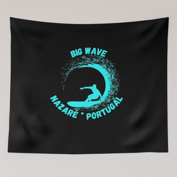 Item preview, Big wave Nazare Portugal gifts for surfers designed and sold by ewicraft.