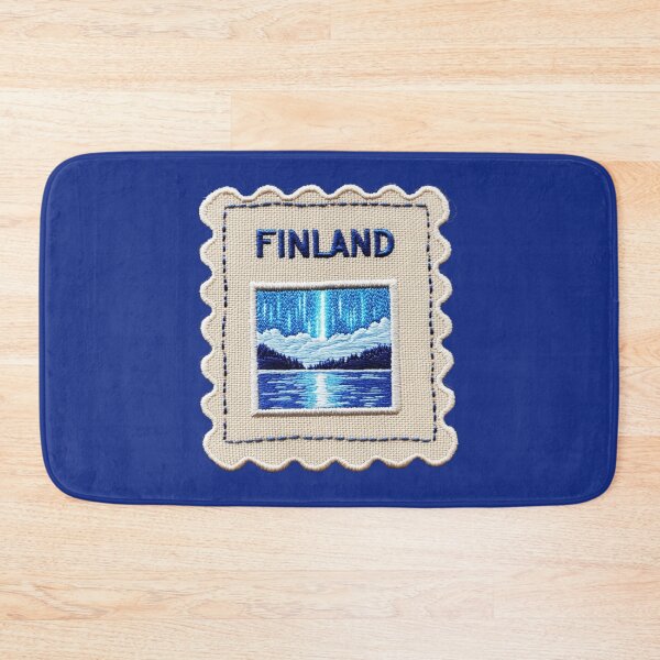 Item preview, Finland Travel Patch Northern Lights Embroidered designed and sold by tiigerdad.