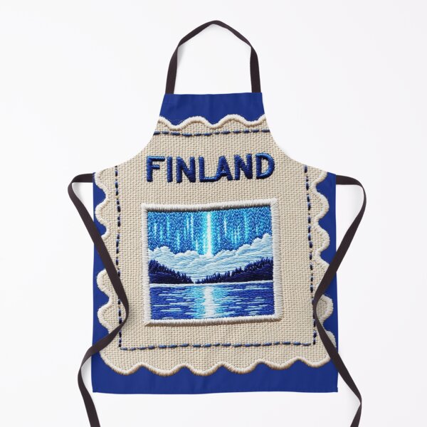 Item preview, Finland Travel Patch Northern Lights Embroidered designed and sold by tiigerdad.