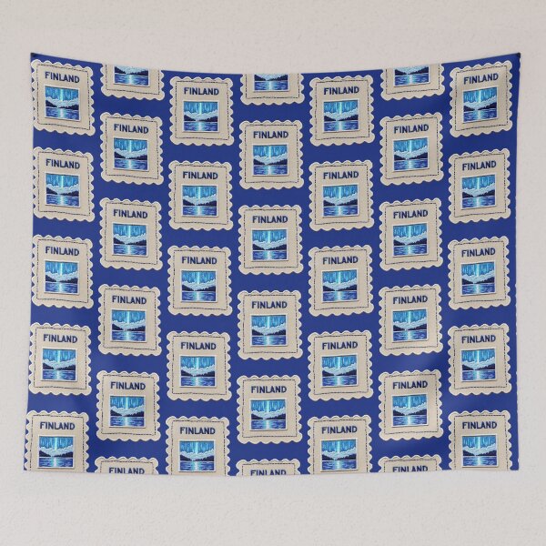 Item preview, Finland Travel Patch Northern Lights Embroidered designed and sold by tiigerdad.