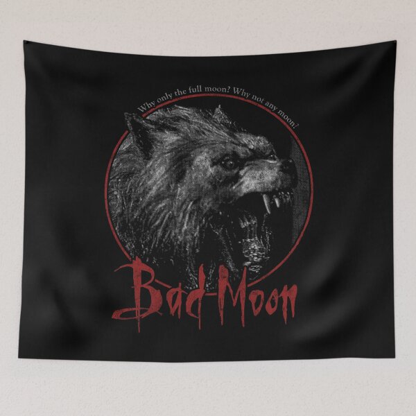 Item preview, Werewolf Bad Moon Distressed designed and sold by Power Up Prints.