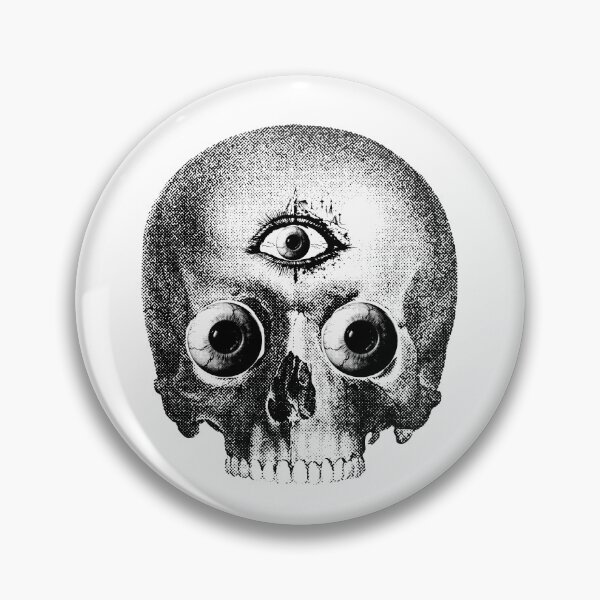 Aperçu de l'œuvre Three Eyed Skull - Third Eye créée et vendue par EniShiju.