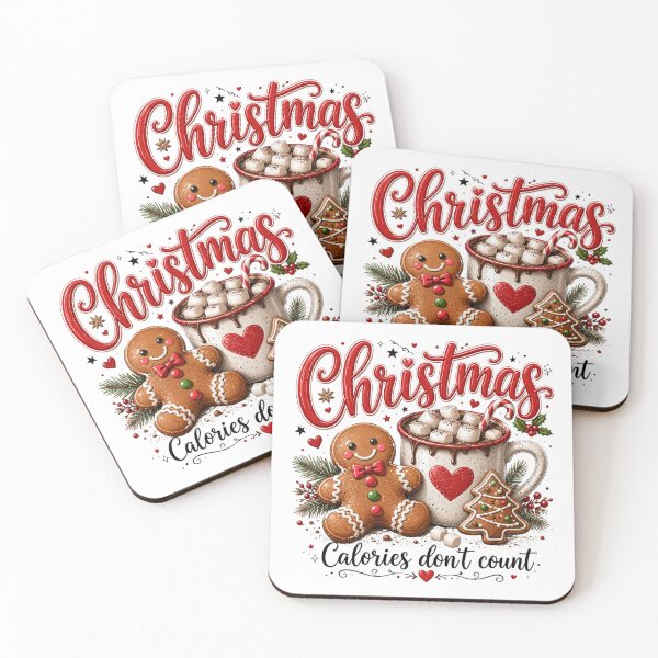 Item preview, Christmas Calories Don't Count Gingerbread Hot Cocoa designed and sold by DYAFLK.