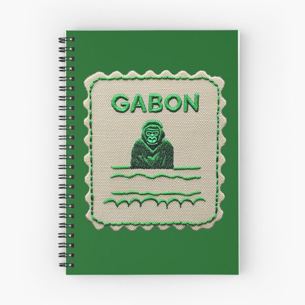 Item preview, Gabon Vintage Travel Patch Gorilla Embroidered designed and sold by tiigerdad.