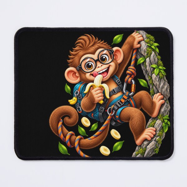 Item preview, Funny Monkey Climbing With Banana designed and sold by JKDJ.