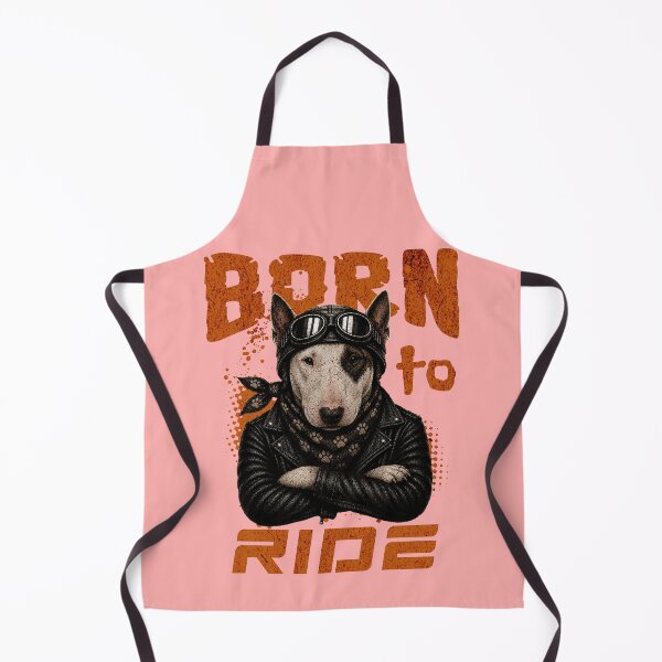 Item preview, Bull Terrier Born To Ride - Biker Jacket & Bandana & Goggles designed and sold by PixelsPaws.