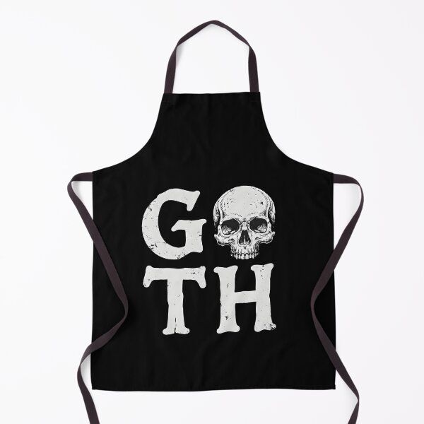 Item preview, Goth skull typography - Minimalist dark style designed and sold by OH-MY-GOTH.