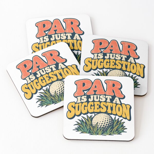 Item preview, Par Is Just a Suggestion – Funny Retro Golf designed and sold by EastEndTownie.