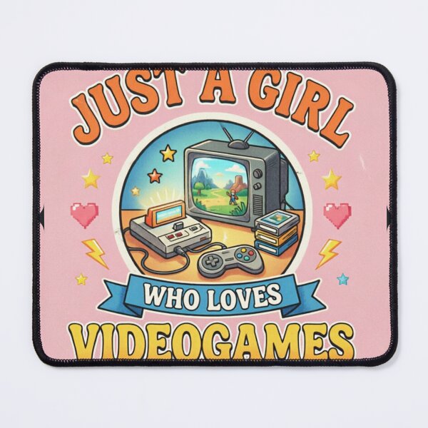 Item preview, Just a girl who likes video games designed and sold by MrBoutik.
