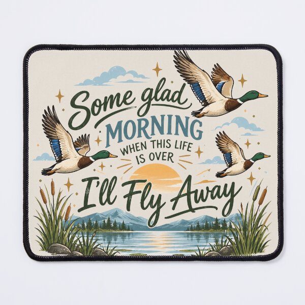 Item preview, I’ll Fly Away, Christian Inspirational Quote, Religious Church Faith, Duck Hunting, Western Jesus, Christian Outdoorsman, Faith Based Gift designed and sold by Cchotlan.