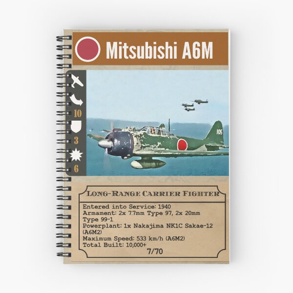 Item preview, Mitsubishi A6M Zero World War II Trading Card designed and sold by Historic-Art.