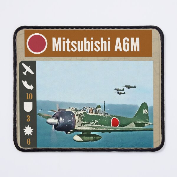 Item preview, Mitsubishi A6M Zero World War II Trading Card designed and sold by Historic-Art.