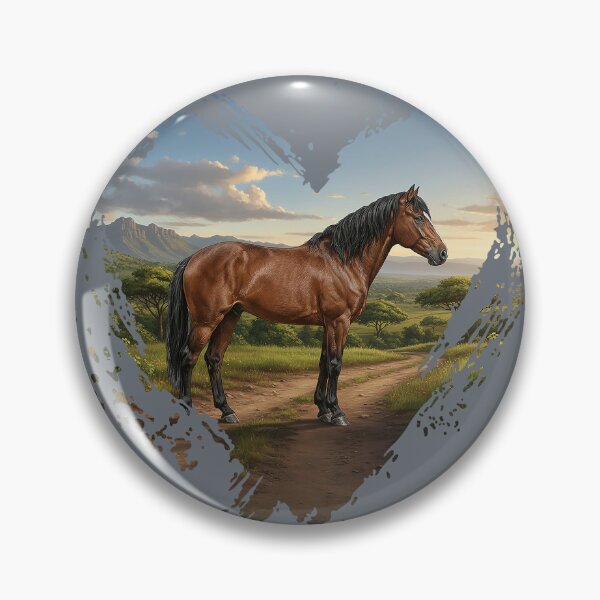 Item preview, An Abyssinian horse, Ethiopia, and a heart designed and sold by Cheval-de-coeur.