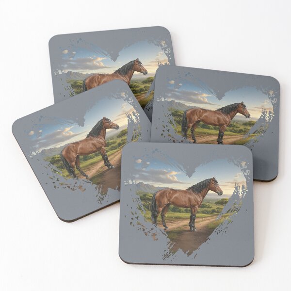 Item preview, An Abyssinian horse, Ethiopia, and a heart designed and sold by Cheval-de-coeur.