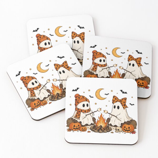 Item preview, Camping ghosts designed and sold by JonysCreativeDesigns.