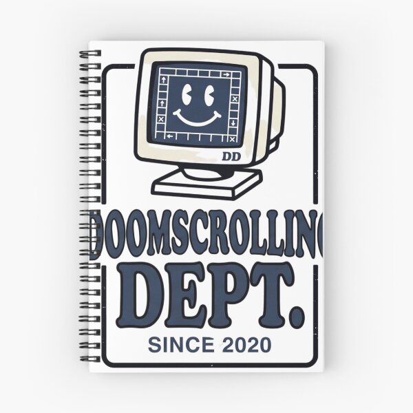 Item preview, Doomscrolling Dept Funny Fake Brand Logo designed and sold by PANCOSS.