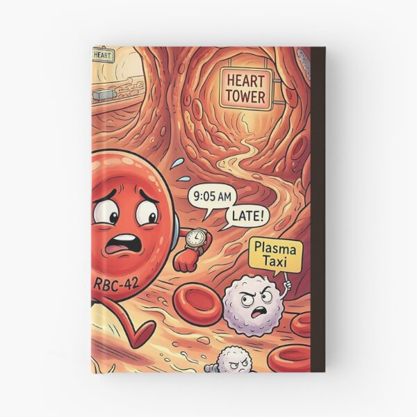 Item preview, Late Red Blood Cell Arterial Highway Commute Humor designed and sold by Michaelragheb.