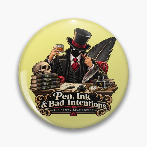 Item preview, Gothic Writer Gift | Pen, Ink & Bad Intentions | The Dandy Beaurozier designed and sold by Beaurozier.