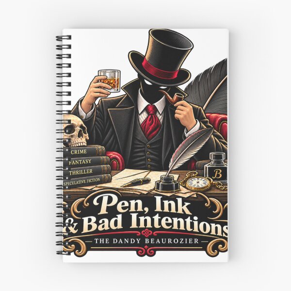 Item preview, Gothic Writer Gift | Pen, Ink & Bad Intentions | The Dandy Beaurozier designed and sold by Beaurozier.