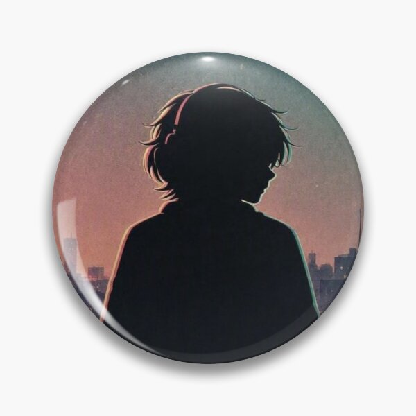 Item preview, Anime Boy Aesthetic City Sunset Silhouette designed and sold by everyone cloth house.