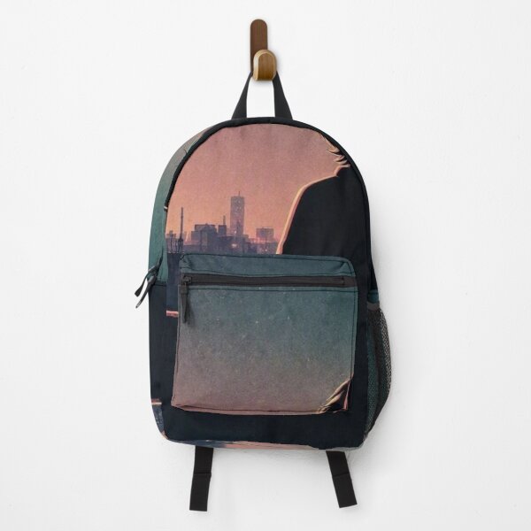Item preview, Anime Boy Aesthetic City Sunset Silhouette designed and sold by everyone cloth house.