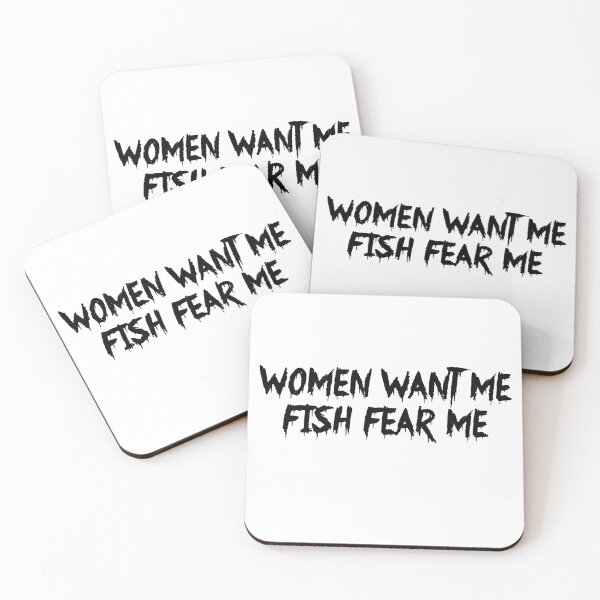 Item preview, Women Want Me Fish Fear Me designed and sold by Tessa Art.