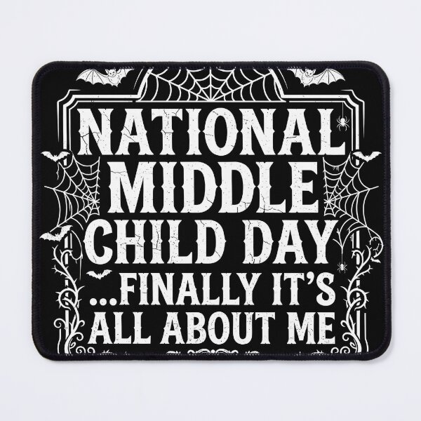 Item preview, Finally It's All About Me - Gothic Middle Child Day Horror Art designed and sold by OH-MY-GOTH.