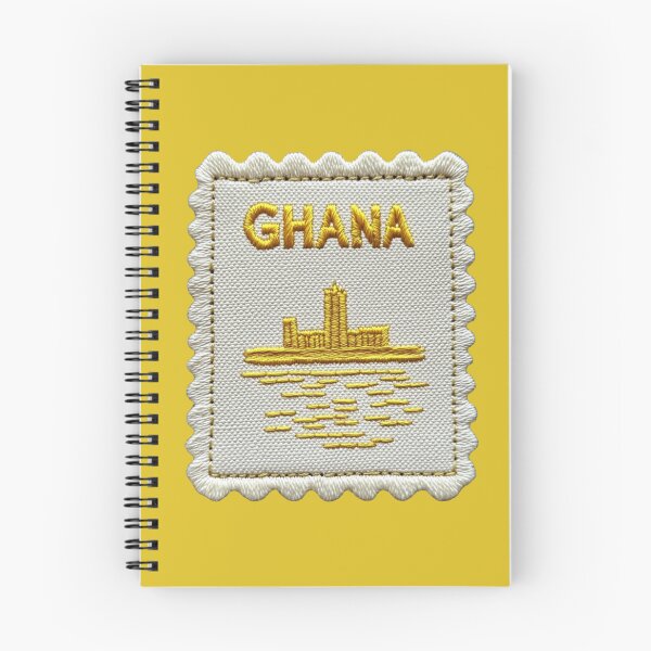 Item preview, Ghana Travel Patch Accra Skyline Embroidered Stamp designed and sold by tiigerdad.