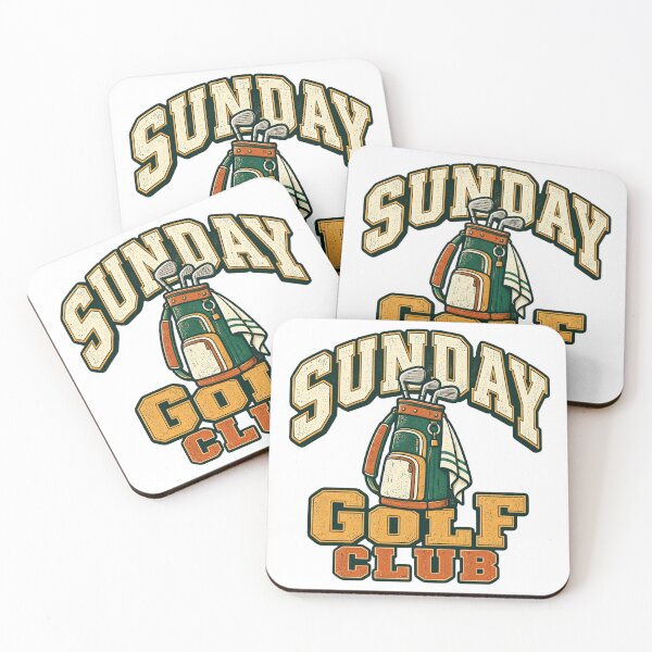 Item preview, Sunday Golf Club – Retro Weekend Golfer Design designed and sold by EastEndTownie.