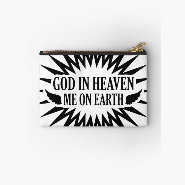 Item preview, God in Heaven Me on Earth Confident Shirt designed and sold by serip3002.