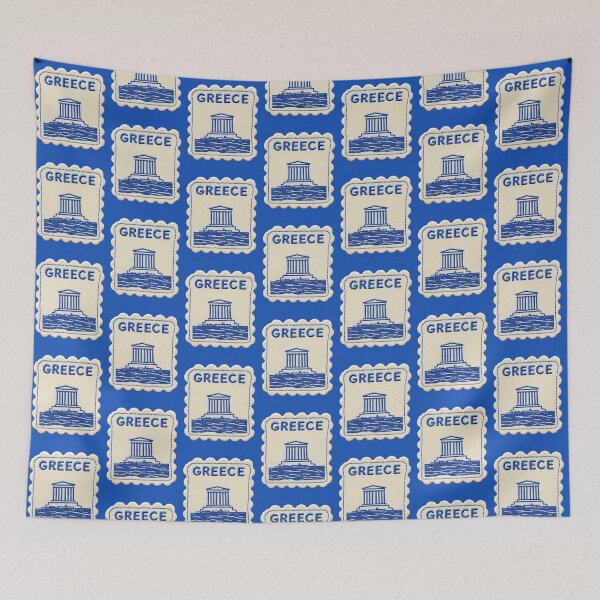 Item preview, Greece Travel Souvenir Patch Parthenon Embroidered designed and sold by tiigerdad.